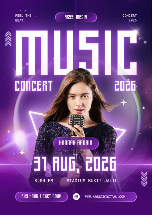 Contoh poster konsert & acara