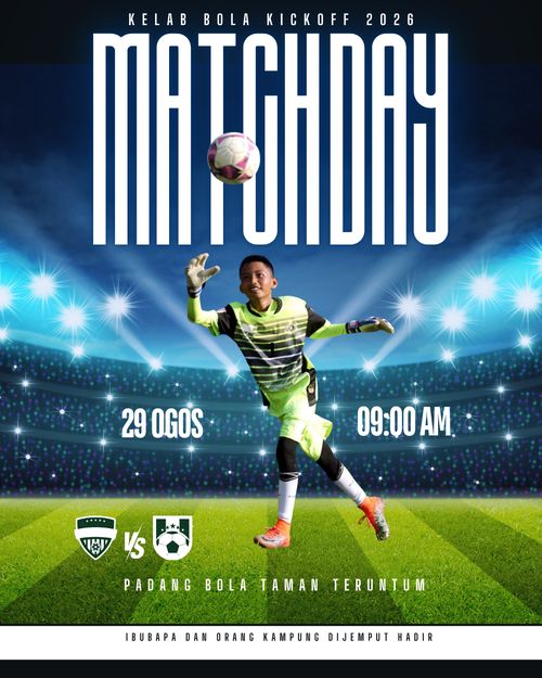 Contoh poster komuniti & sukan