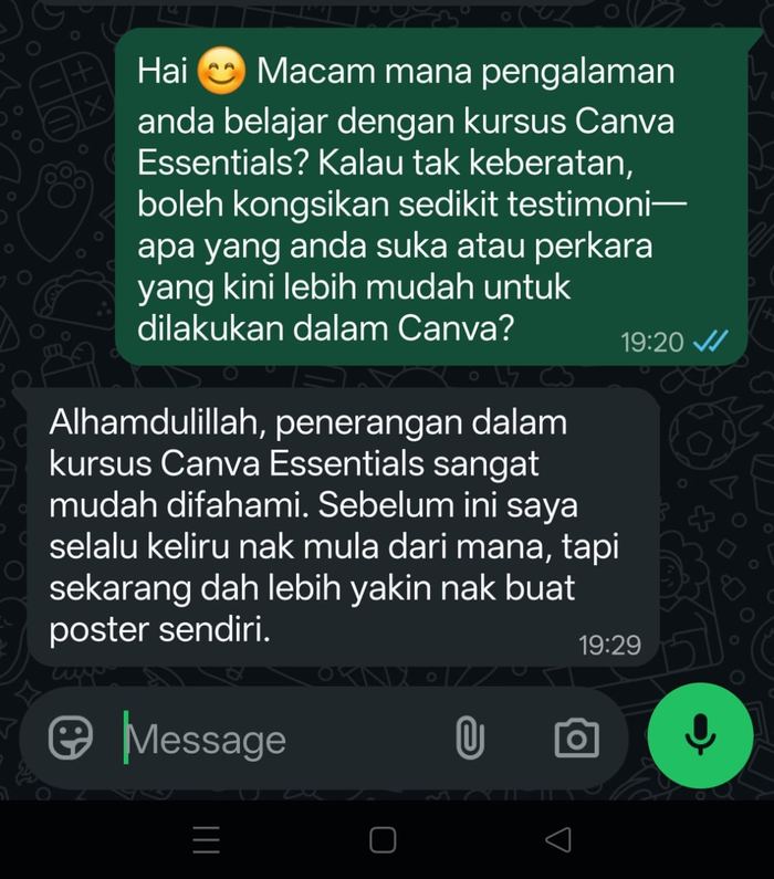 Testimoni pelajar Arssidigital